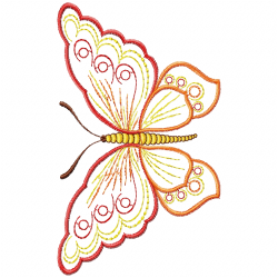 Butterfly Embroidery Design 2